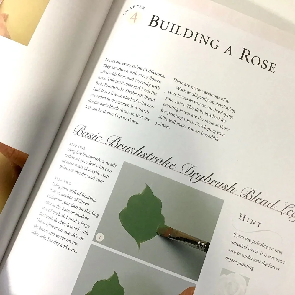 Book Of Roses 10 Tole Painting Projects Instructions Techniques Priscilla Hauser